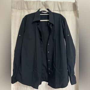 Black Button-Up Shirt